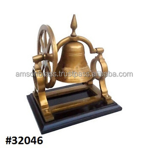 Cloche d'église en laiton massif marine personnalisée cloche de mariage de haute qualité décorative à la main de bonne qualité - Product Image 6