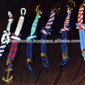 Pulsera Clásica de Cuerda con Ancla, Hecha a Mano, Magia Artesanal - Product Image 1