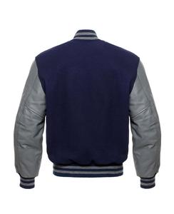 New Arrival Cheap Stylish OEM Customized Letterman College 100% Wool With Leather Sleeve Varsity Jackets - Product Image 6
