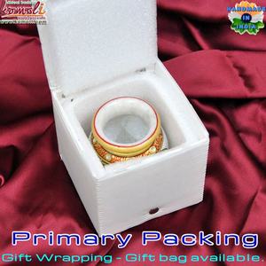 Article de cadeau décoratif Kalash en marbre de travail Kundan pour Pooja, cadeau de retour de mariage indien, pendaison de crémaillère et cérémonies traditionnelles - Product Image 5