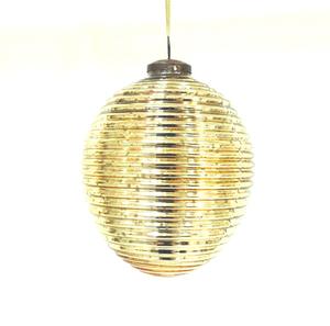 Vente chaude ronde en forme de neige métallique boules suspendues de noël ornements pour la maison hôtel but décoratif taille personnalisable - Product Image 1