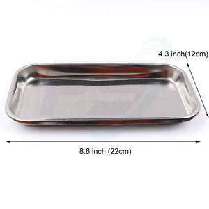 Bandeja de riñón profesional de acero inoxidable, bandeja de laboratorio quirúrgico de alta calidad, instrumentos Holloware - Product Image 3