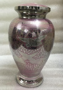 Ceintures métalliques en laiton pour Urn, avec bande brillante de couleur argent, commémoratifs d'incrustation - Product Image 3