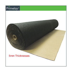 ECCR Durafort 5, Aislamiento Térmico, Protección Contra el Calor, Textura Granulada Fina Negra, Base para Alfombras, Material de Goma Duradero, Papel Cosido - Product Image 1