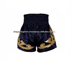 100% poliéster satén Muay Thai Shorts Muay Thai Boxing Shorts - Product Image 5
