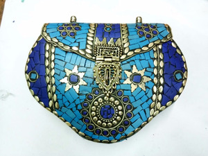 Estilo bohemio indio hecho a mano con cuentas diseñador embrague bandolera mujer elegante Boho noche compras fiesta bolsos de hombro - Product Image 2