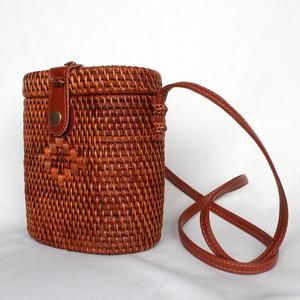 Écologique miel marron sac en rotin - Product Image 3