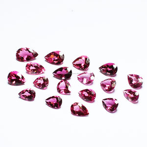 Tourmaline rose naturelle, taille poire, 5x3 mm, pierres brutes - Origine BR - Product Image 3