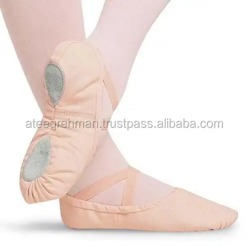 Sapato de couro de dança do balé gaf 2021, tamanho infantil e adulto