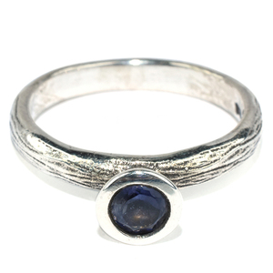Iolite de forma redonda excelente, anillos de plata de ley 925, joyería de plata de la India, joyería de plata de ley 925, venta al por mayor - Product Image 3