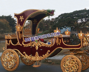 Autel — Buggy de mariage traditionnel indien, chariot à cheval recouvert par le chariot, cheval Royal Antique - Product Image 5