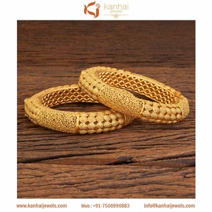 กำไลข้อมือทองคำแท้แบบเปิดได้ สไตล์คลาสสิก รุ่น 18129 ทอง - Product Image 3