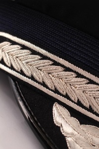 Factory Made Peaked <b>Hat</b> Top Quality Headgear Adjustable Stylish Sailor Ceremonial Cap Embroidered <b>Navy</b> Peak Caps - Product Image 4