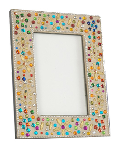 Wooden Picture <b>Frame</b> <b>Grey</b> Patch Work Color Beads Decorative Picture <b>Frame</b> <b>Grey</b> Patch Work Picture <b>Frame</b> - Product Image 2