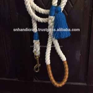 FANCY DOG ROPE <b>LEASH</b> HANDMADE ROPE DOG <b>LEASH</b> BRAIDED ROPE DOG <b>LEASH</b> - Product Image 1