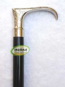 Premium Quality Hand Carved Vintage Style Wooden Foldable <b>Walking</b> <b>Stick</b> and Canes with T-<b>Handle</b> 92cm Hiking <b>Stick</b> Rubber Tip - Product Image 2