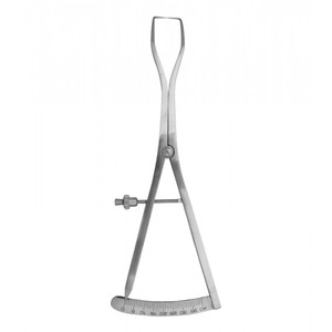 Jauge osseuse droite et incurvée, instrument de mesure pour dentiste, acier inoxydable, fournisseurs certifiés Alibaba, CE Mahersi - Product Image 6