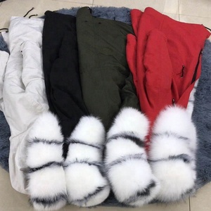 Personalizzato Reale Della Pelliccia Con Cappuccio Parka Cappotto con Pelliccia Muskrat - Product Image 5