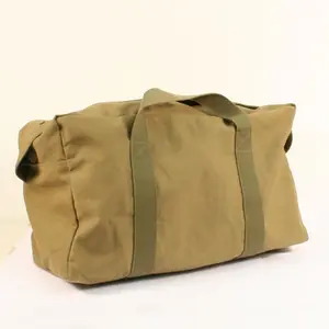 Heavy duty carry rolling leather tolled electrical technician waxed canvas roll up EVA tool storage bag set organizer