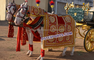 Exportadores de Trajes de Caballo para Bodas Indias Tradicionales, Decoración de Bodas, Atuendo de Caballo, Fabricantes de Decoración de Caballos para Bodas Indias - Product Image 2