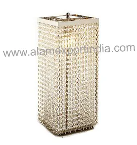 Chandelier wedding centerpieces table top crystal square metal for decoration alam event & party supplies