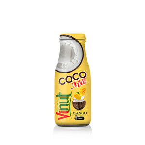Bebida con sabor a café con leche de coco Botella de vidrio de 280ml - Product Image 3