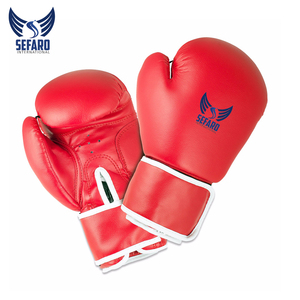 Venta al por mayor de guantes de boxeo de cuero PU de alta calidad logotipo personalizado diseño transpirable tamaños disponibles 6oz 8oz 12oz 14oz 16oz uso deportivo - Product Image 4