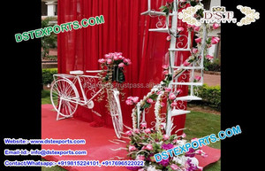 Soporte para Plantas con Forma de Bicicleta para Decoración de Bodas, Mini Jardín en Bicicleta para Decoración de Entrada de Bodas - Product Image 6