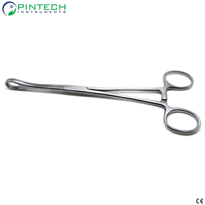 Pinzas de Esponja Manuales de Acero Inoxidable Foerster de 8 Pulgadas, Mandíbula Recta Dentada, Autoclavables, Instrumentos Quirúrgicos - Product Image 2