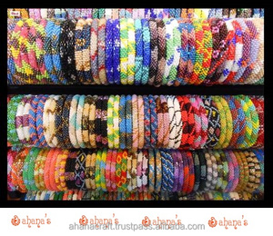 Les bracelets originaux | Perles de verre artisanales du Népal - Product Image 3