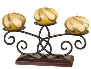 Support de bougie de célébration de mariage avec candélabre en verre - Product Image 2