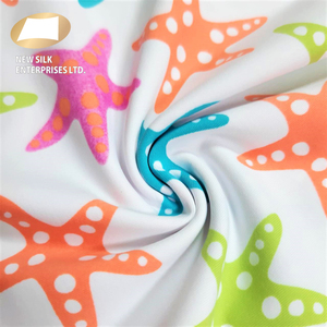 Stock lot pas cher 80 polyester 20 spandex starfish imprimer tissu pour maillot de bain - Product Image 1
