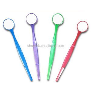 Espejo de boca dental manual con función antiniebla de mango ancho - Product Image 1