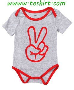 Mameluco de Algodón Orgánico Personalizado para Bebé, Cierre de Botones a Presión, Manga Corta, Ecológico, Transpirable, Unisex, Mono de una Pieza - Product Image 5