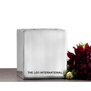 Florero de Acero Inoxidable para Decoración del Hogar, Oficina, Sala de Estar, Dormitorio, Centro de Mesa - Product Image 1