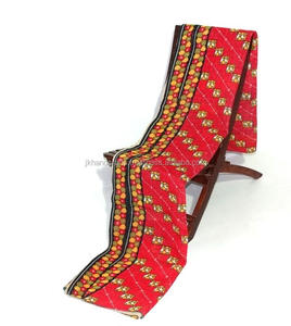 Tirador Reversible de Sari de Algodón Proveedor Dorado - Product Image 4