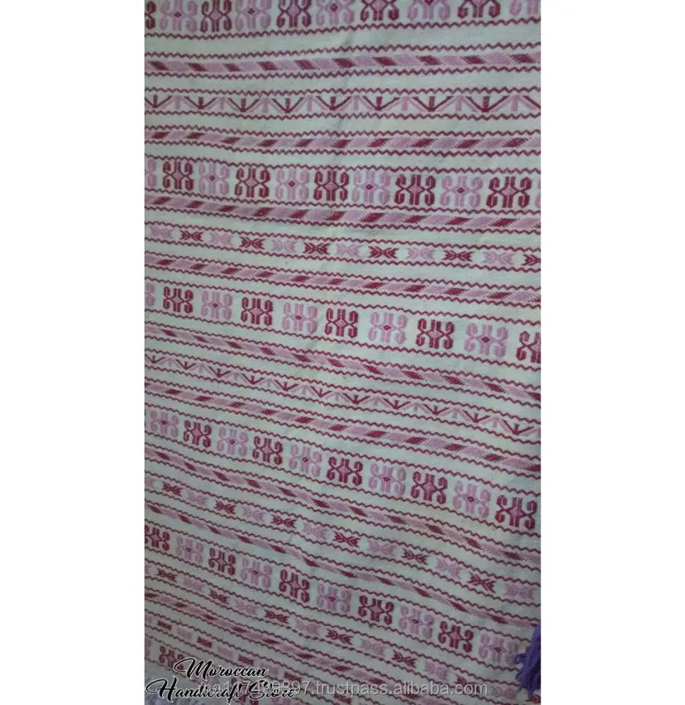 Marroquino sabra kilim tapete tapete de lã FEITAS À MÃO étnica