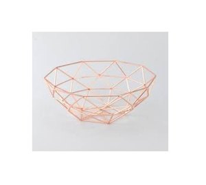 Panier de fruits en métal le plus vendu classique élégant nouveauté stockage en gros de fil de fer pour les caractéristiques tissées de nourriture - Product Image 1