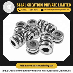 ลูกปัด925สเตอร์ลิงเงินสเปเซอร์เครื่องประดับ4รูขนาดมม. ที่พบสเปเซอร์เงินสเตอร์ลิง925 - Product Image 2