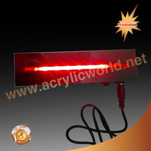 Base de señal led de acrílico con base negra - Product Image 5