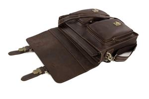 Top Grain Genuine Leather <b>Laptop</b> Briefcase Business <b>Handbag</b> Men From Wholesale Supplier - Product Image 3