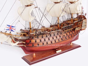 Modèle de bateau en bois HMS VICTORY_ Modèle artisanal en bois - Product Image 2