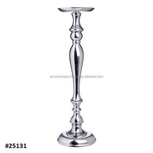 Bougeoir en aluminium Bougeoir Pièce maîtresse faite à la main Bougeoir pour événement de mariage - Product Image 2