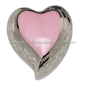 ทองเหลืองมือแกะสลักหัวใจที่ระลึกเผาศพอุปกรณ์ศพโกศ - Product Image 6