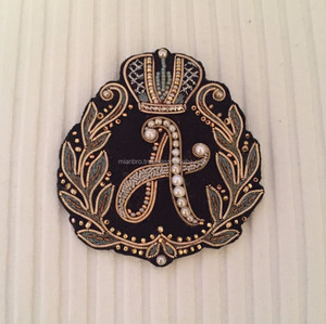 Premium Patches Haute Couture Multicolore Bullion Fil Brodé 3D Sans Nickel Personnalisable Taille De Luxe Mode Petits Badges - Product Image 6