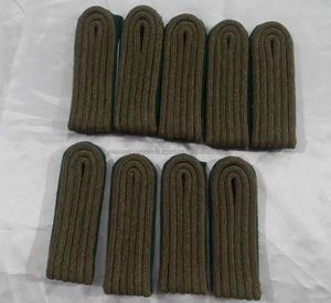 Écussons de broderie unis à la main avec logo personnalisé Accessoires pour uniformes Épaulettes Badges - Product Image 6