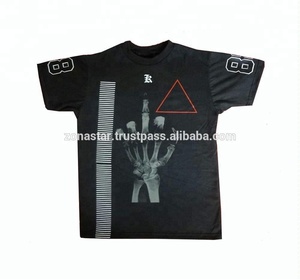 เสื้อเจอร์ซี่ผ้าฝ้าย80% 20% โพลีเอสเตอร์สำหรับทั้งชายและหญิงเสื้อยืดผ้านุ่มพิมพ์ลายแบบกำหนดเองพร้อมดีไซน์ว่างเปล่า - Product Image 5