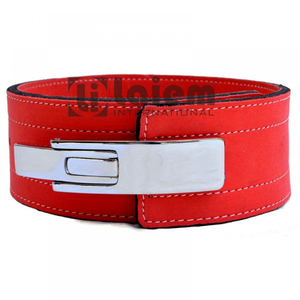 Cinturones de Cuero Vacuno Personalizados con Hebilla de Palanca, Accesorios para Gimnasio, Fitness, Entrenamiento, Levantamiento de Pesas, LAIEM INTERNATIONAL LI-3610 Per - Product Image 1