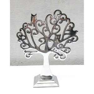 Arbre artificiel moderne en métal, SCULPTURE de décoration pour la maison, meilleure vente - Product Image 1