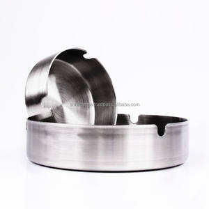 Cheap Prices Household <b>Portable</b> Stainless Steel Small Craft Single Modern <b>Ashtray</b> Metal Cigar <b>Ashtray</b> Wholesale - Product Image 3